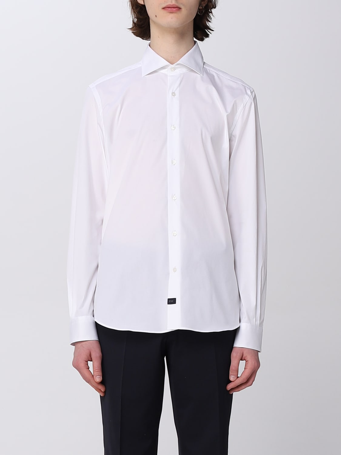 FAY CAMISA: Camisa hombre Fay, Blanco - Img 1