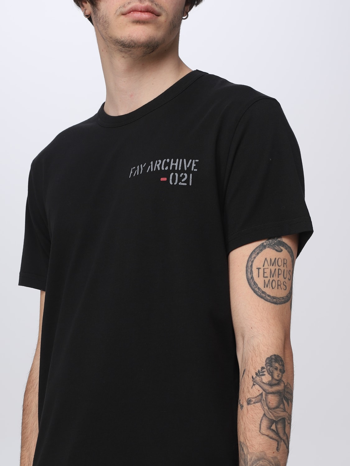 FAY T-SHIRT: T-shirt men Fay, Black - Img 3