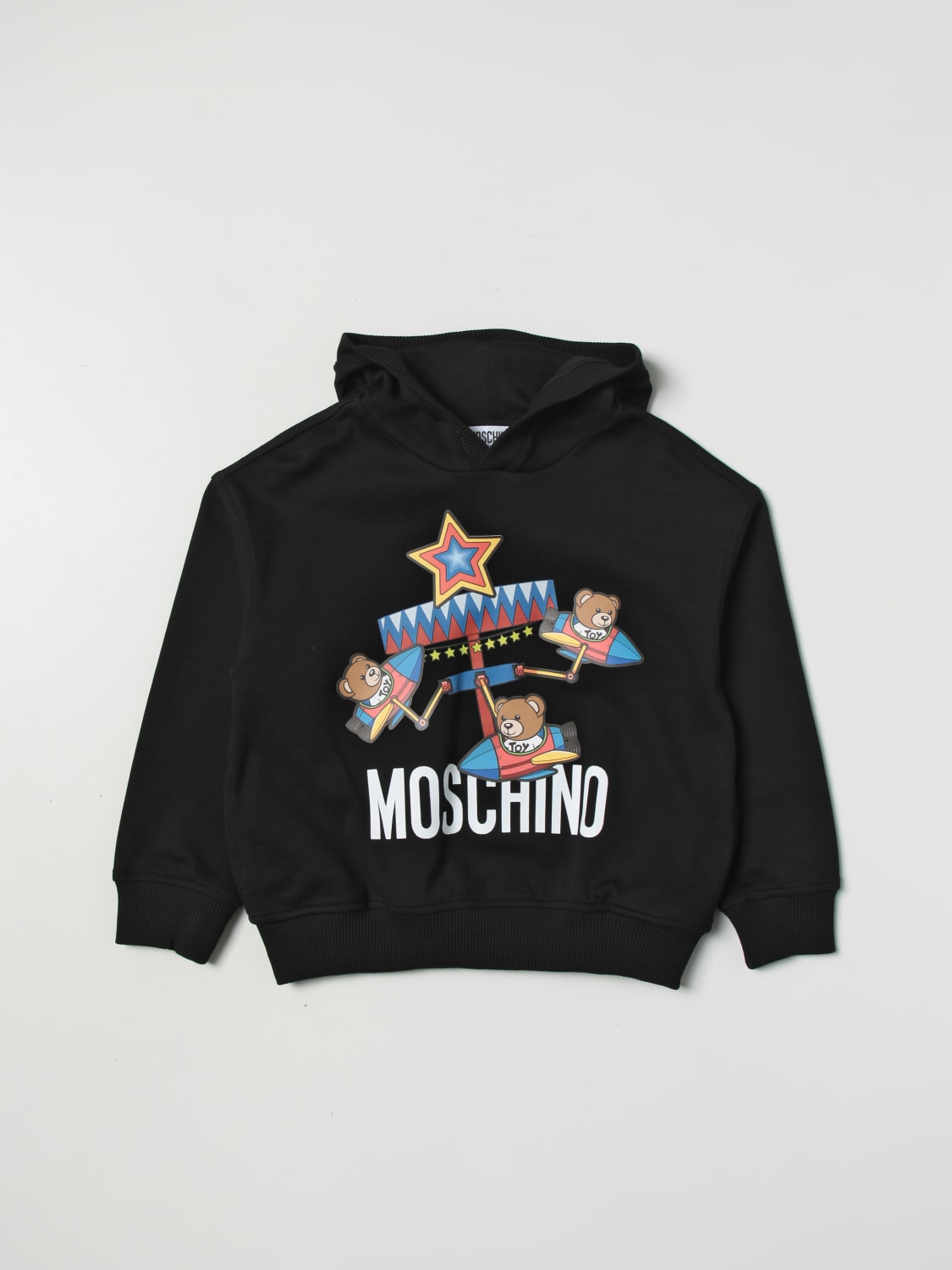 MOSCHINO セーター: セーター ボーイ Moschino Kid, ブラック - Img 1