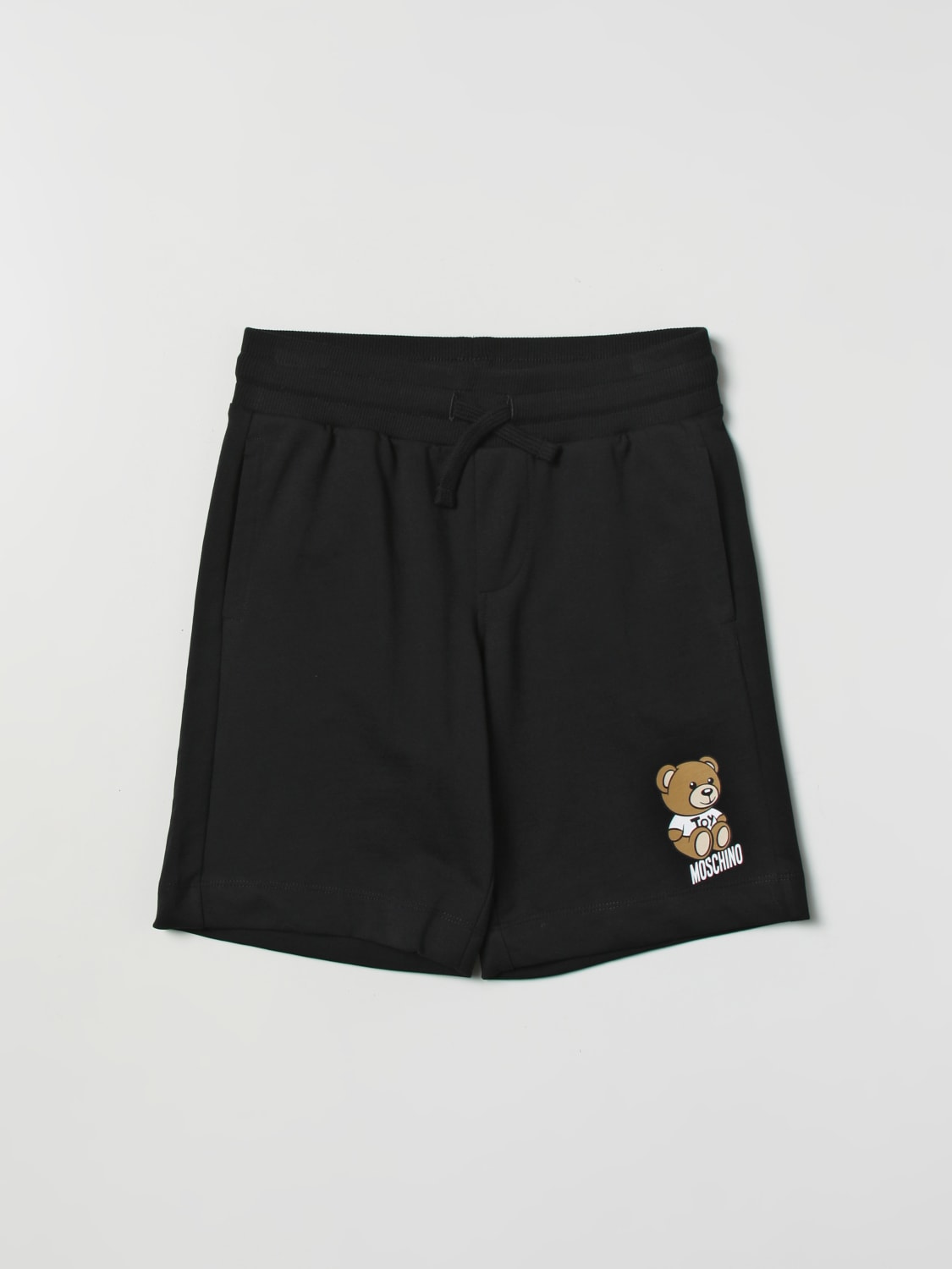 MOSCHINO PANTALONCINO: Pantaloncino bambino moschino kid, Nero - Img 1