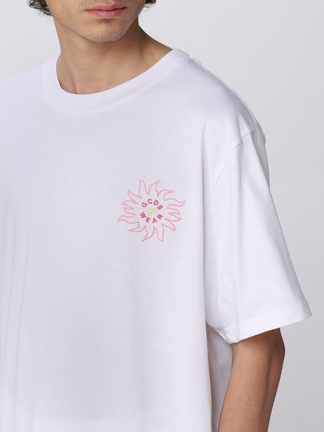 GCDS CAMISETA: Camiseta hombre GCDS, Blanco - Img 4