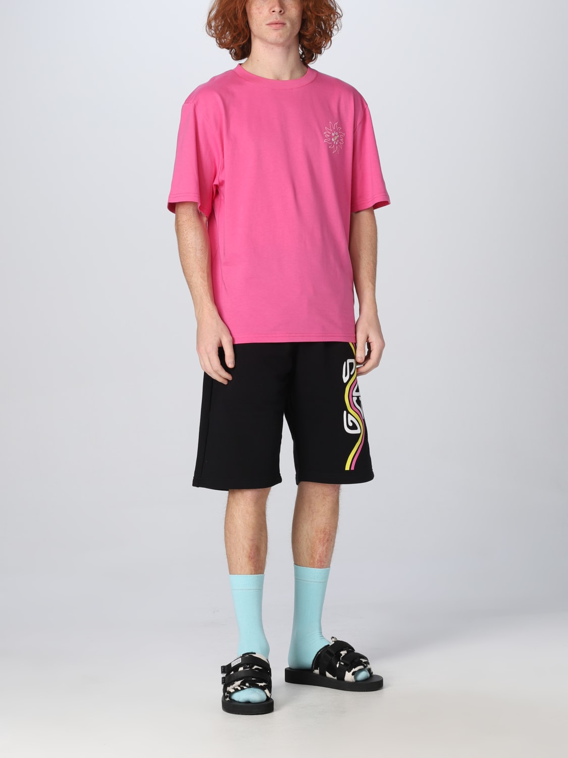 GCDS T-SHIRT: T-shirt men GCDS, Fuchsia - Img 2