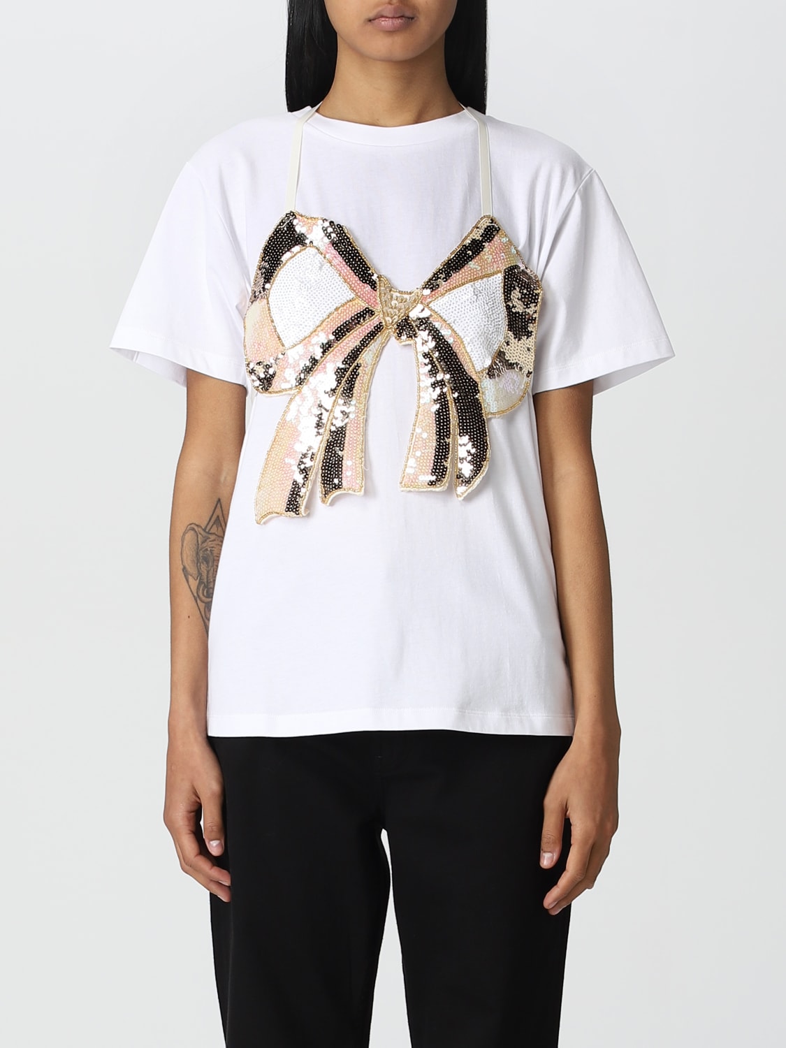 ACTITUDE TWINSET T-SHIRT: T-shirt woman Twinset - Actitude, White - Img 1