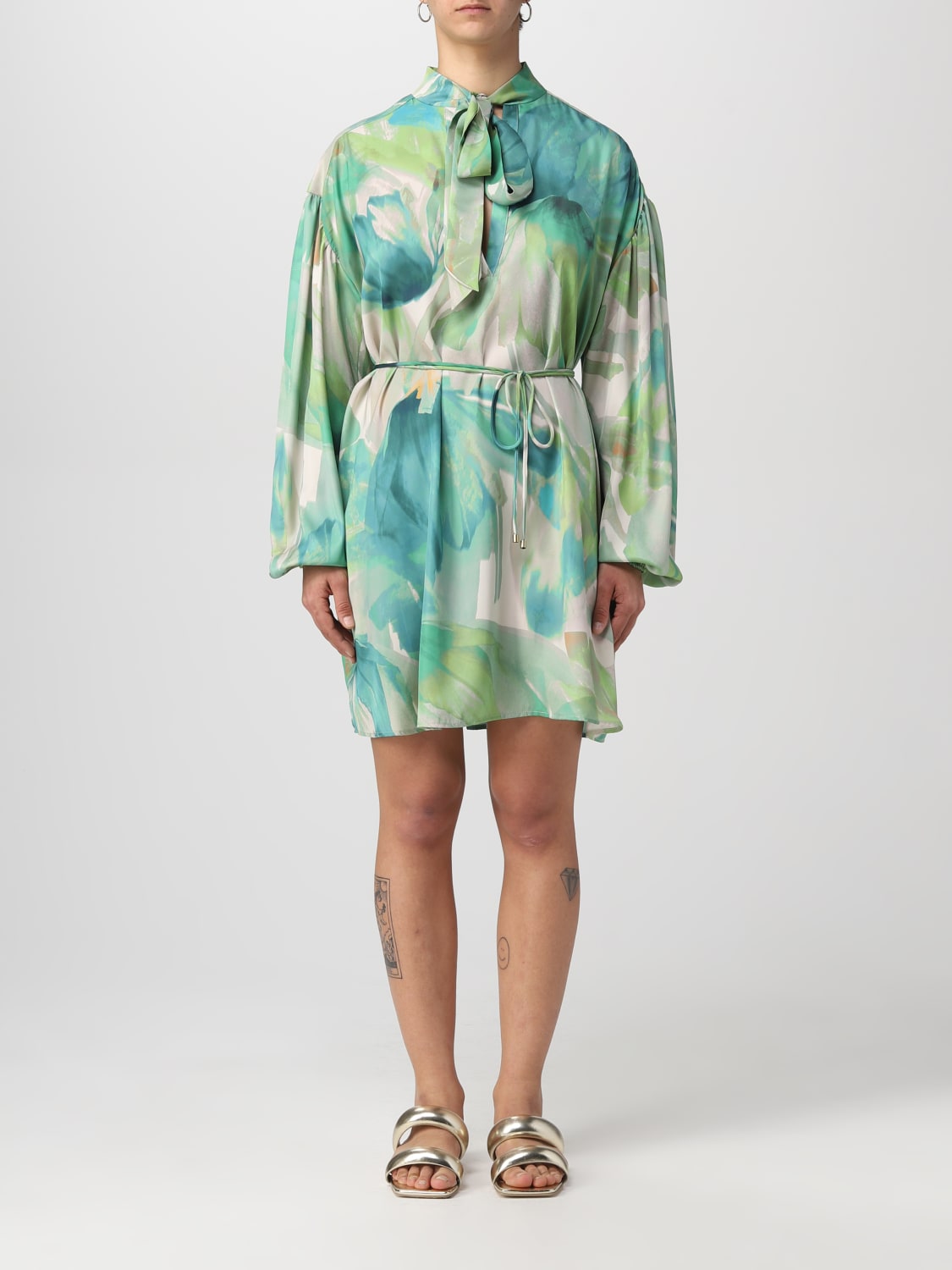 ACTITUDE TWINSET DRESS: Dress woman Twinset - Actitude, Green - Img 1