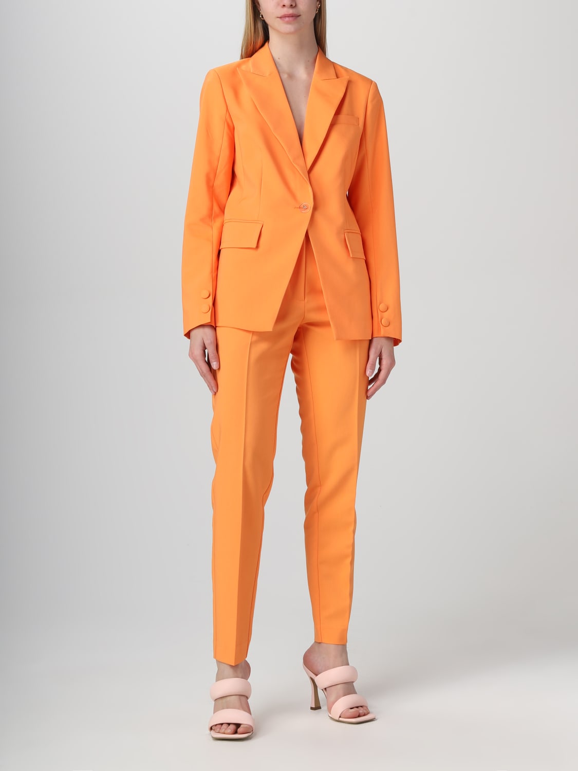 ACTITUDE TWINSET BLAZER: Blazer femme Twinset - Actitude, Orange - Img 2