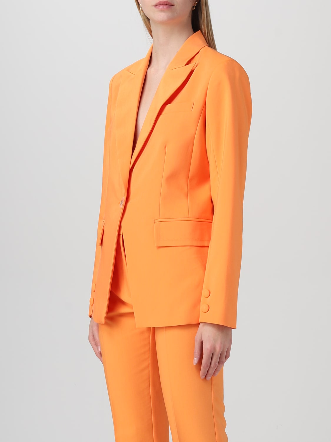 ACTITUDE TWINSET BLAZER: Blazer femme Twinset - Actitude, Orange - Img 4