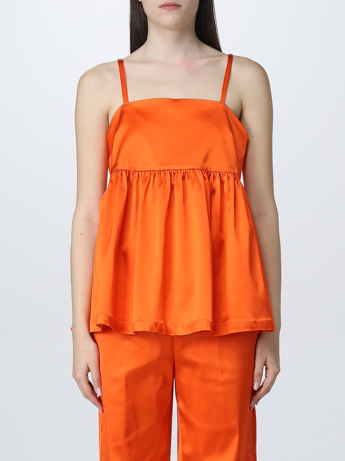 SEMICOUTURE TOP: Top woman Semicouture, Orange - Img 1