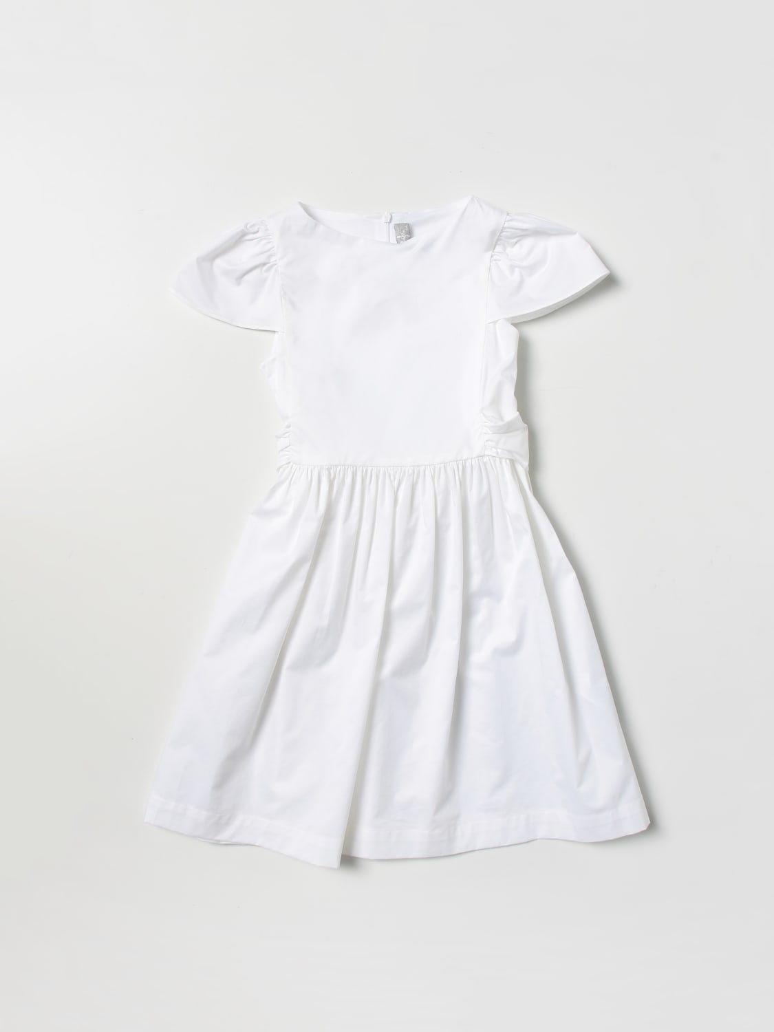 IL GUFO DRESS: Dress kids Il Gufo, White - Img 1