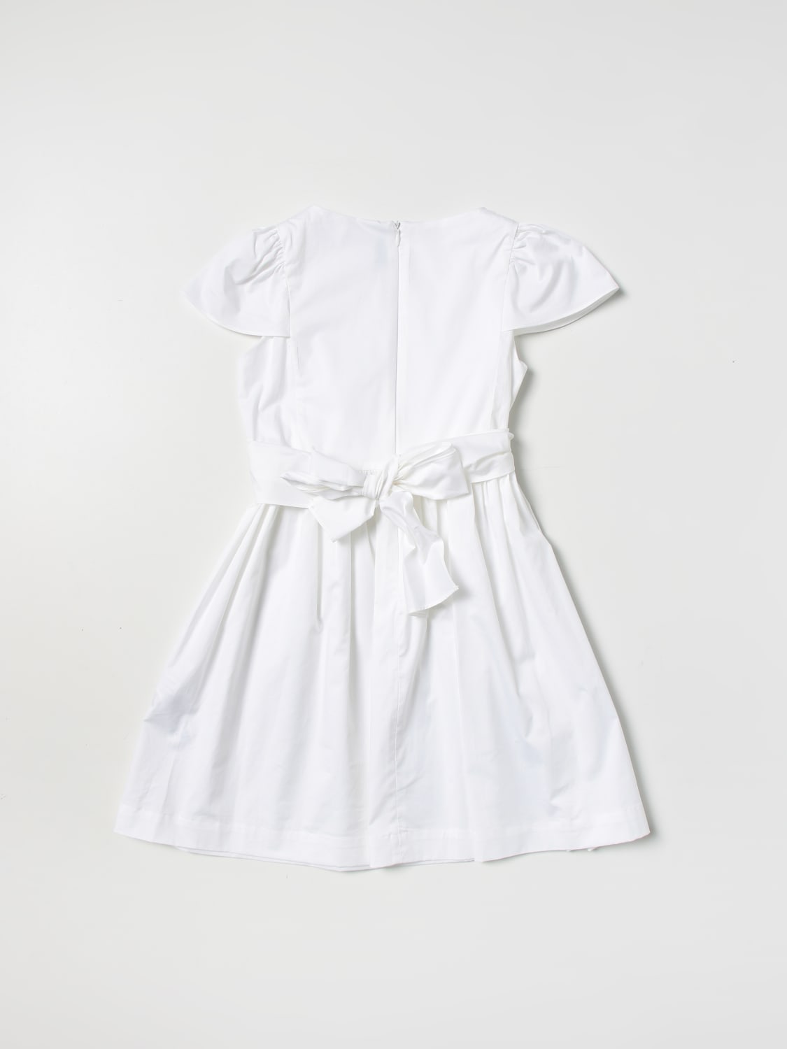 IL GUFO DRESS: Dress kids Il Gufo, White - Img 2