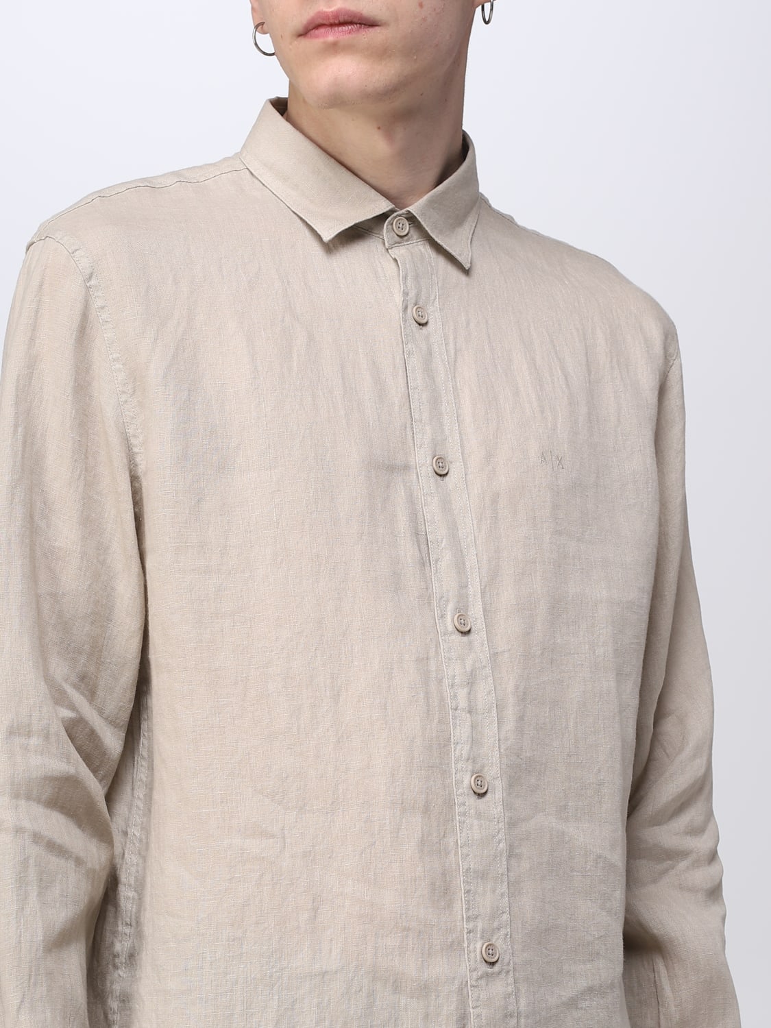 ARMANI EXCHANGE HEMD: Hemd herren Armani Exchange, Beige - Img 3