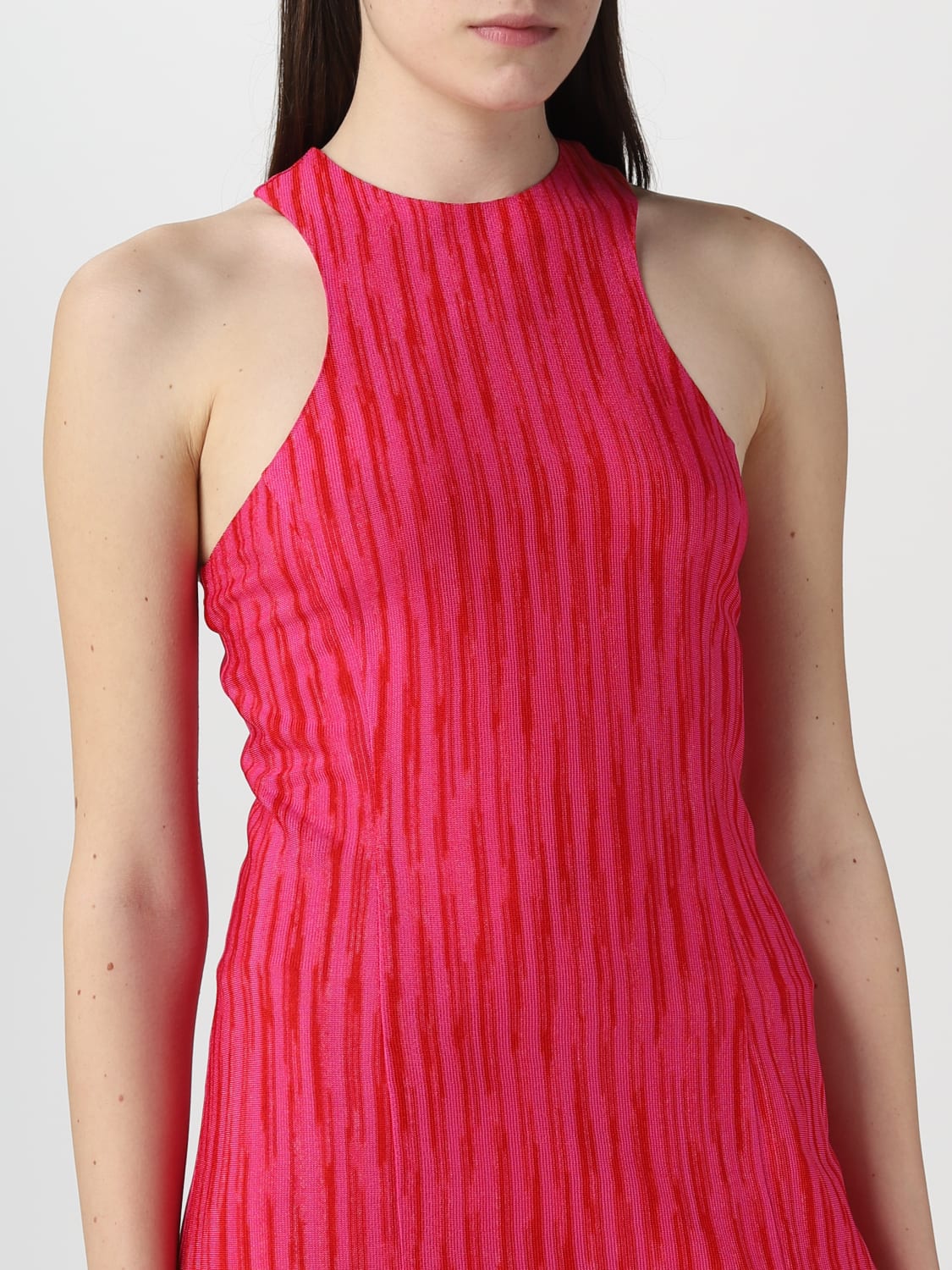 MISSONI DRESS: Dress woman Missoni, Fuchsia - Img 4