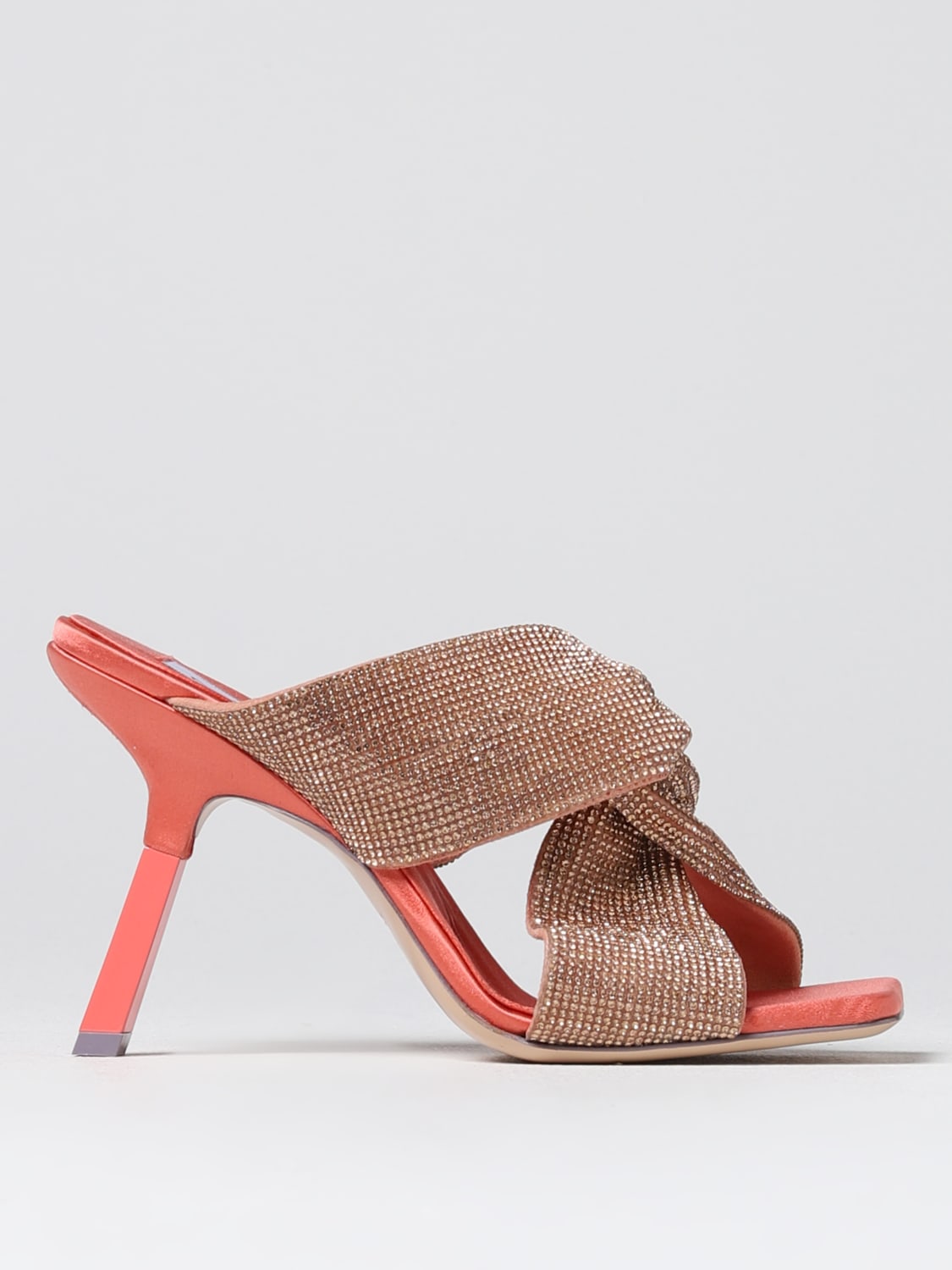 SEBASTIAN MILANO HEELED SANDALS: Shoes woman Sebastian Milano, Coral - Img 1