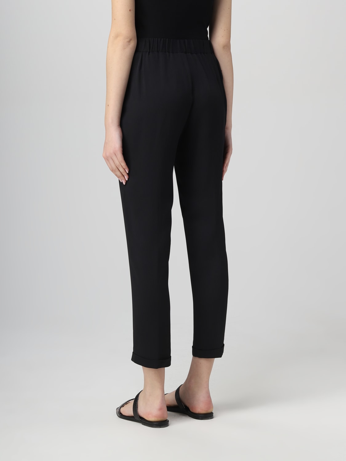 パンツ FABIANA FILIPPI Woman Pants Blue PADP02W350X8090000 21P Fabiana Filippi Linen Cotton Blue Pants Blouse Set Large | eBay
