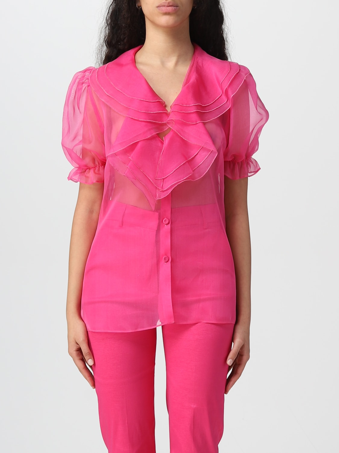 H COUTURE TOP: Top woman H Couture, Fuchsia - Img 1