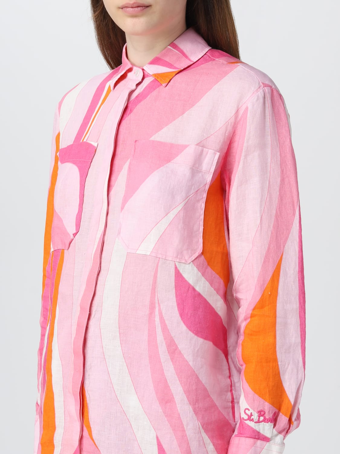 MC2 SAINT BARTH CAMISA: Camisa mujer Mc2 Saint Barth, Rosa - Img 4