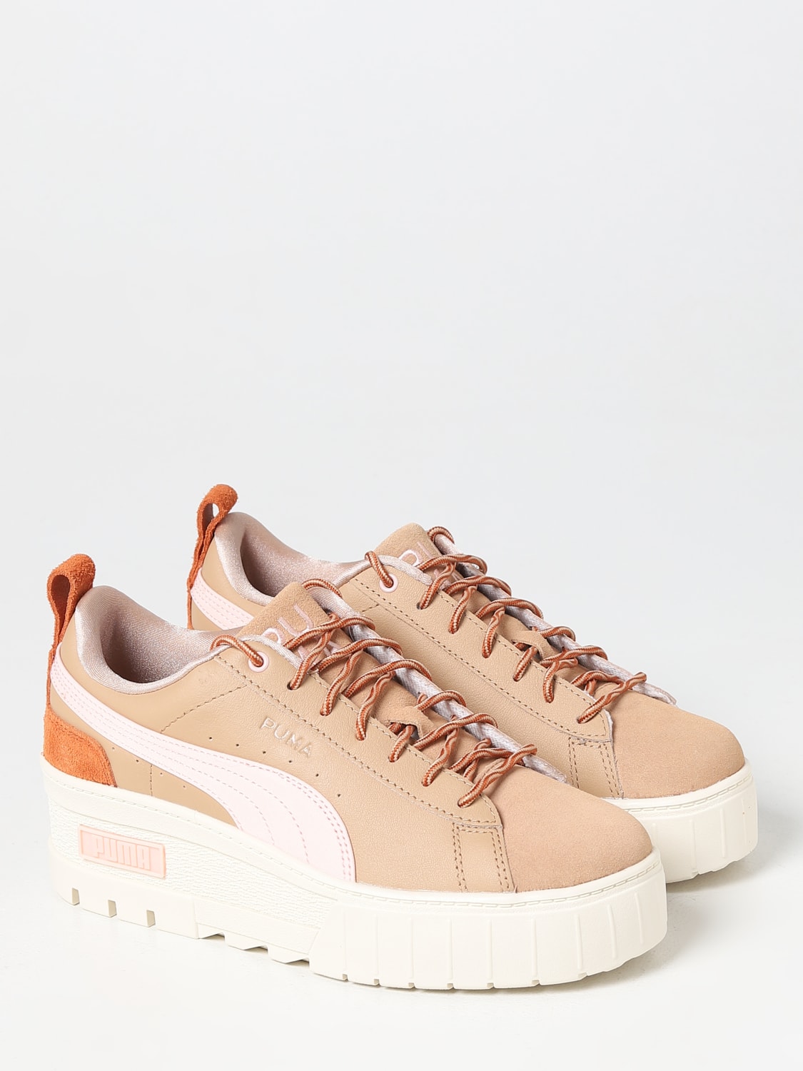 Puma platform trace beige best sale