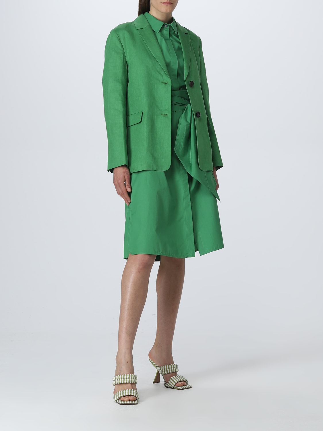 'S MAX MARA BLAZER: Blazer woman S Max Mara, Green - Img 2