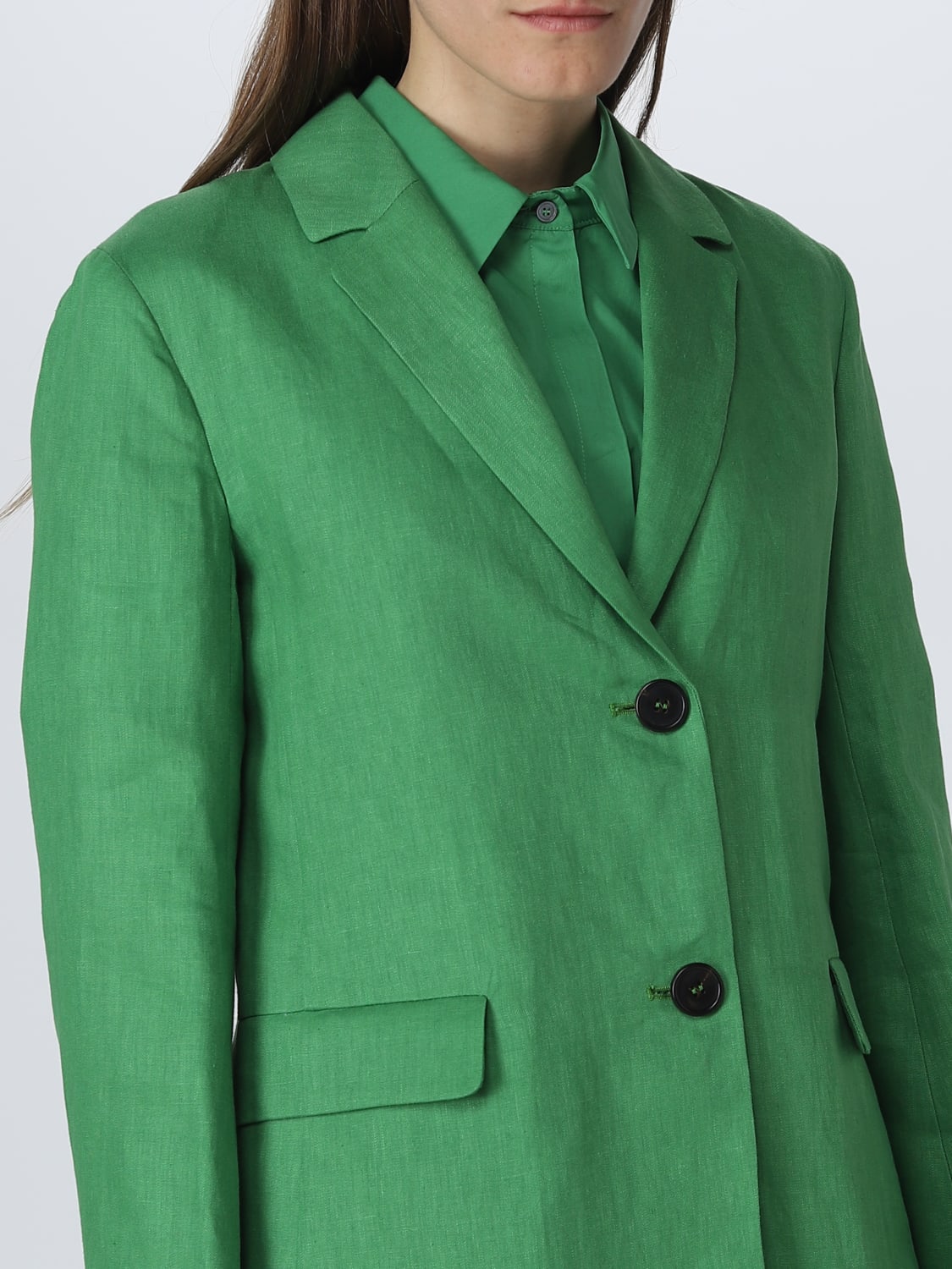 'S MAX MARA BLAZER: Blazer woman S Max Mara, Green - Img 5