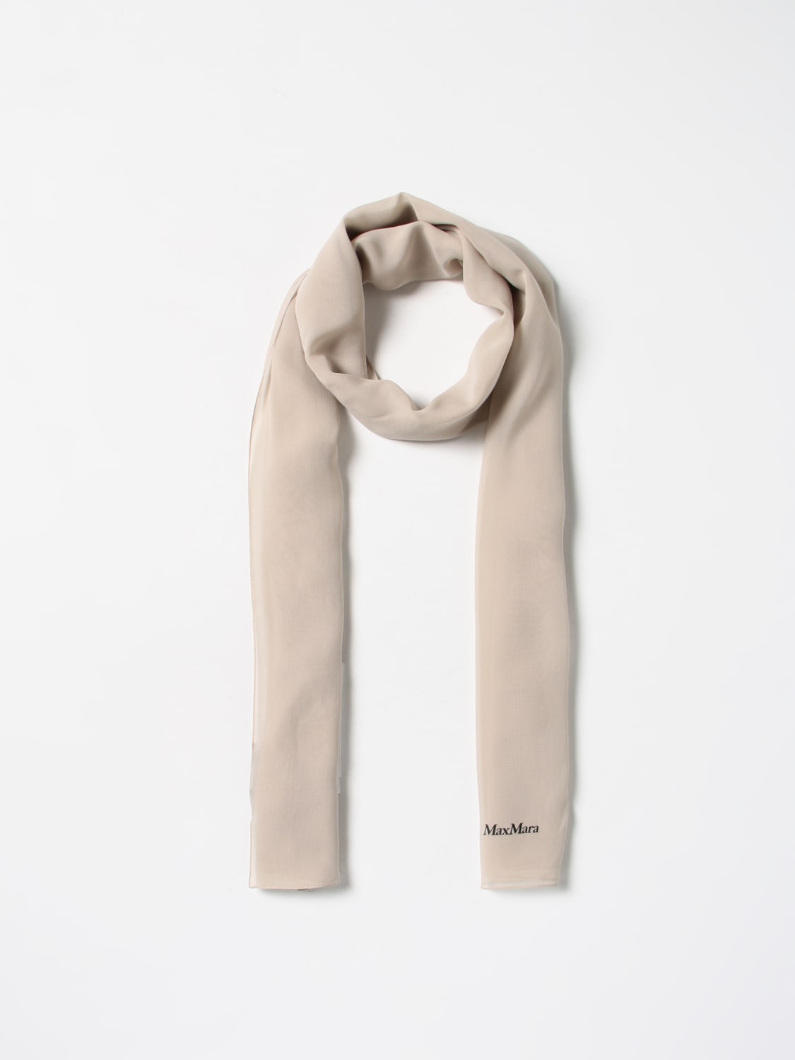 MAX MARA SCARF: Neck scarf woman Max Mara, Green - Img 2