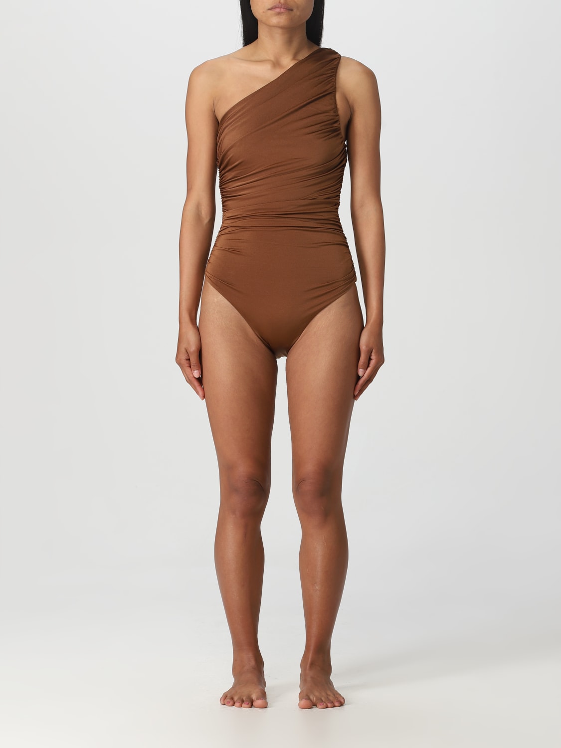 MAYGEL CORONEL COSTUME: Costume Maygel Coronel in lycra, Marrone - Img 1