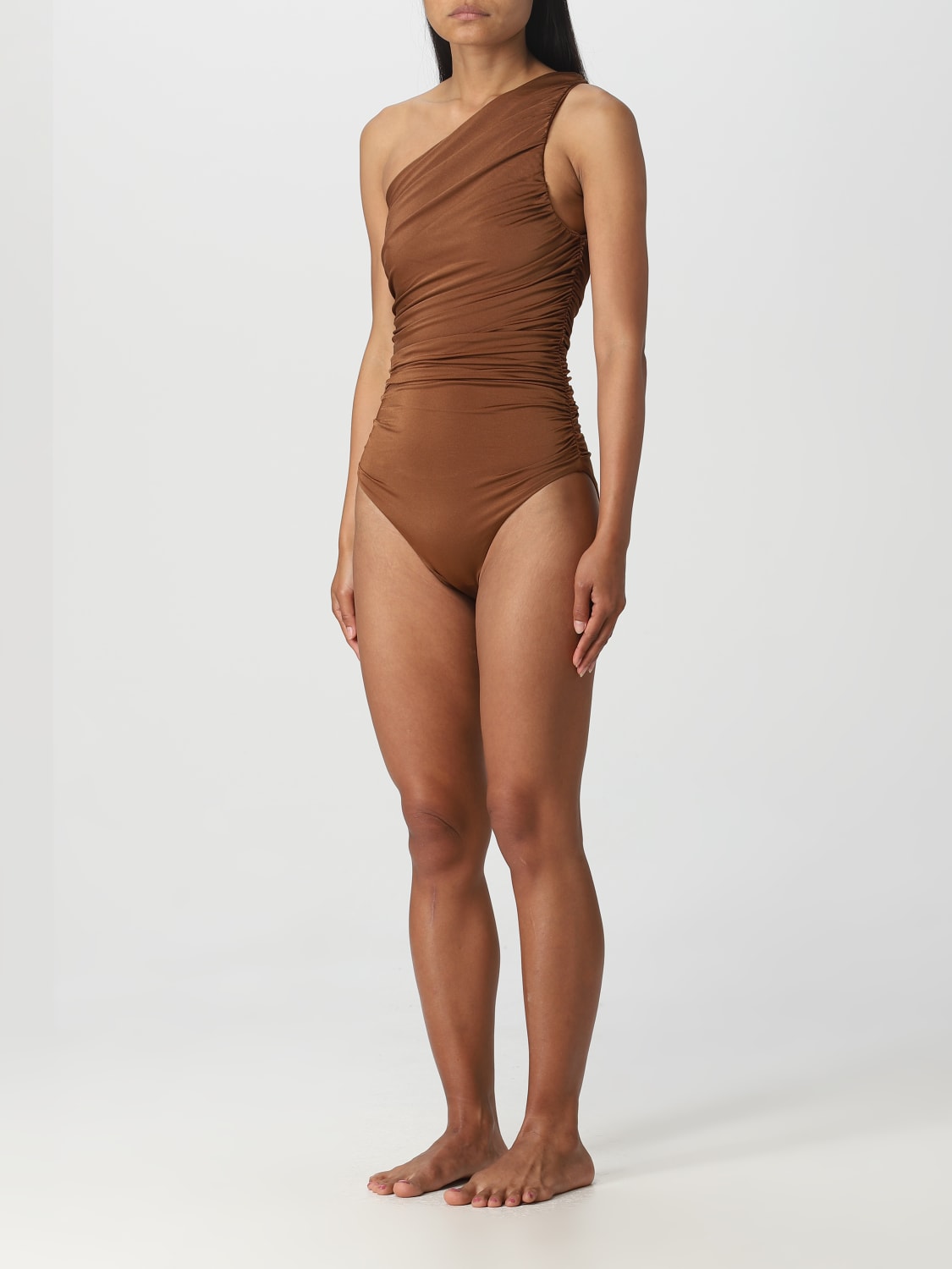 MAYGEL CORONEL COSTUME: Costume Maygel Coronel in lycra, Marrone - Img 3