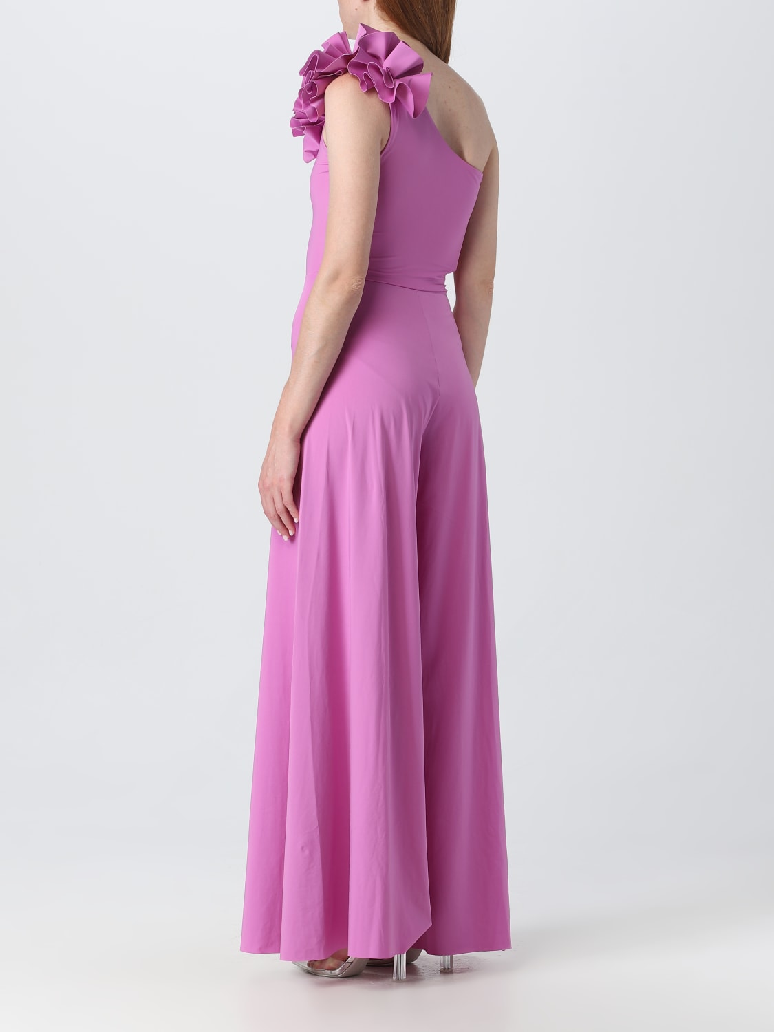 MAYGEL CORONEL TUTA: Tuta Maygel Coronel in tessuto stretch, Viola - Img 2