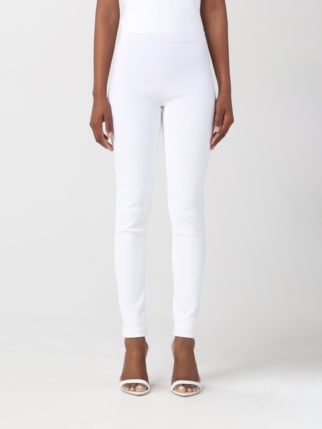 FERRAGAMO PANTS: Pants woman Ferragamo, White - Img 1