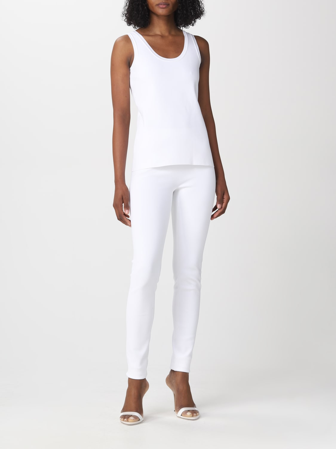 FERRAGAMO PANTS: Pants woman Ferragamo, White - Img 2