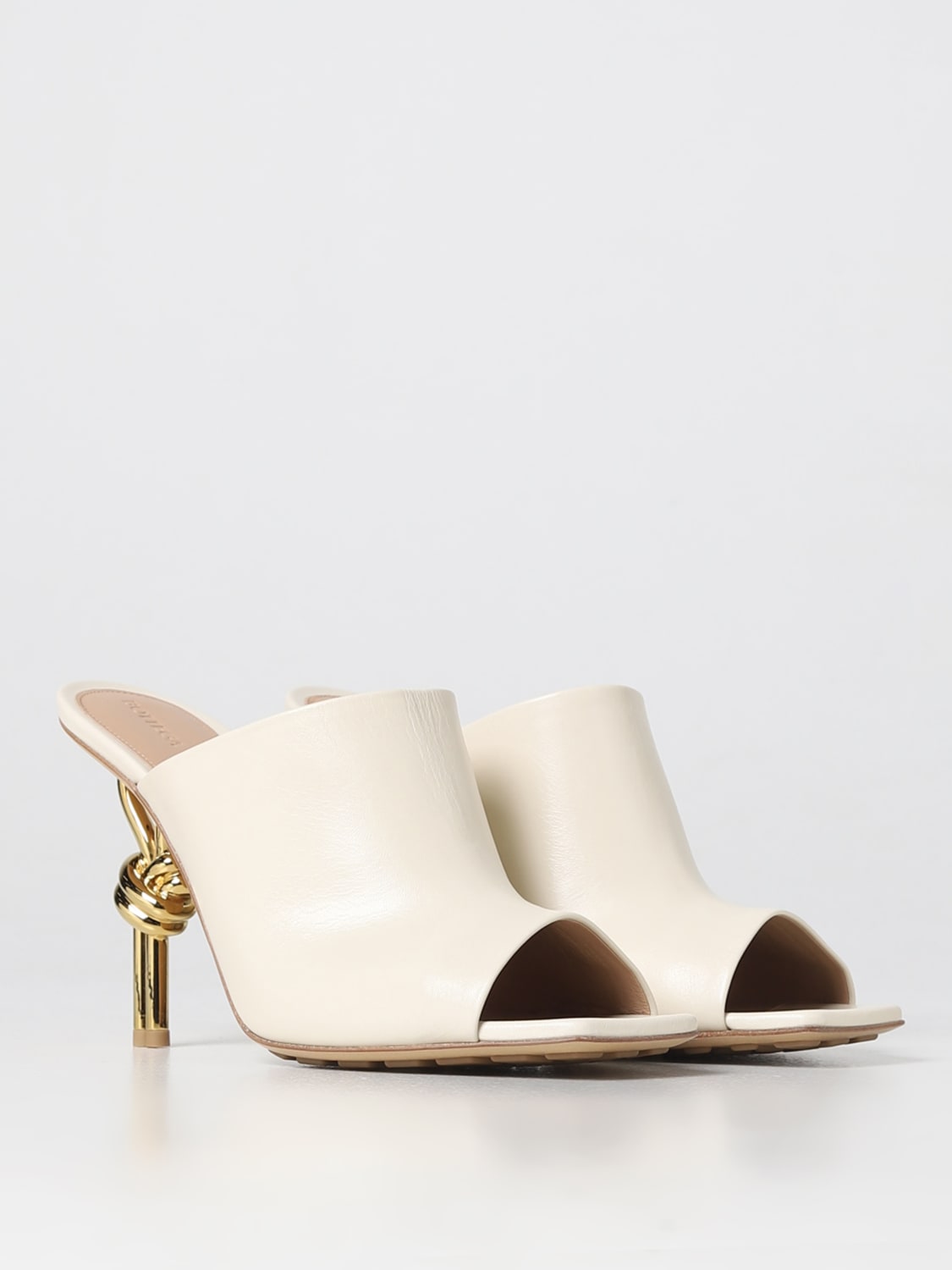 BOTTEGA VENETA SANDALEN MIT ABSATZ: Schuhe damen Bottega Veneta, Natural - Img 2