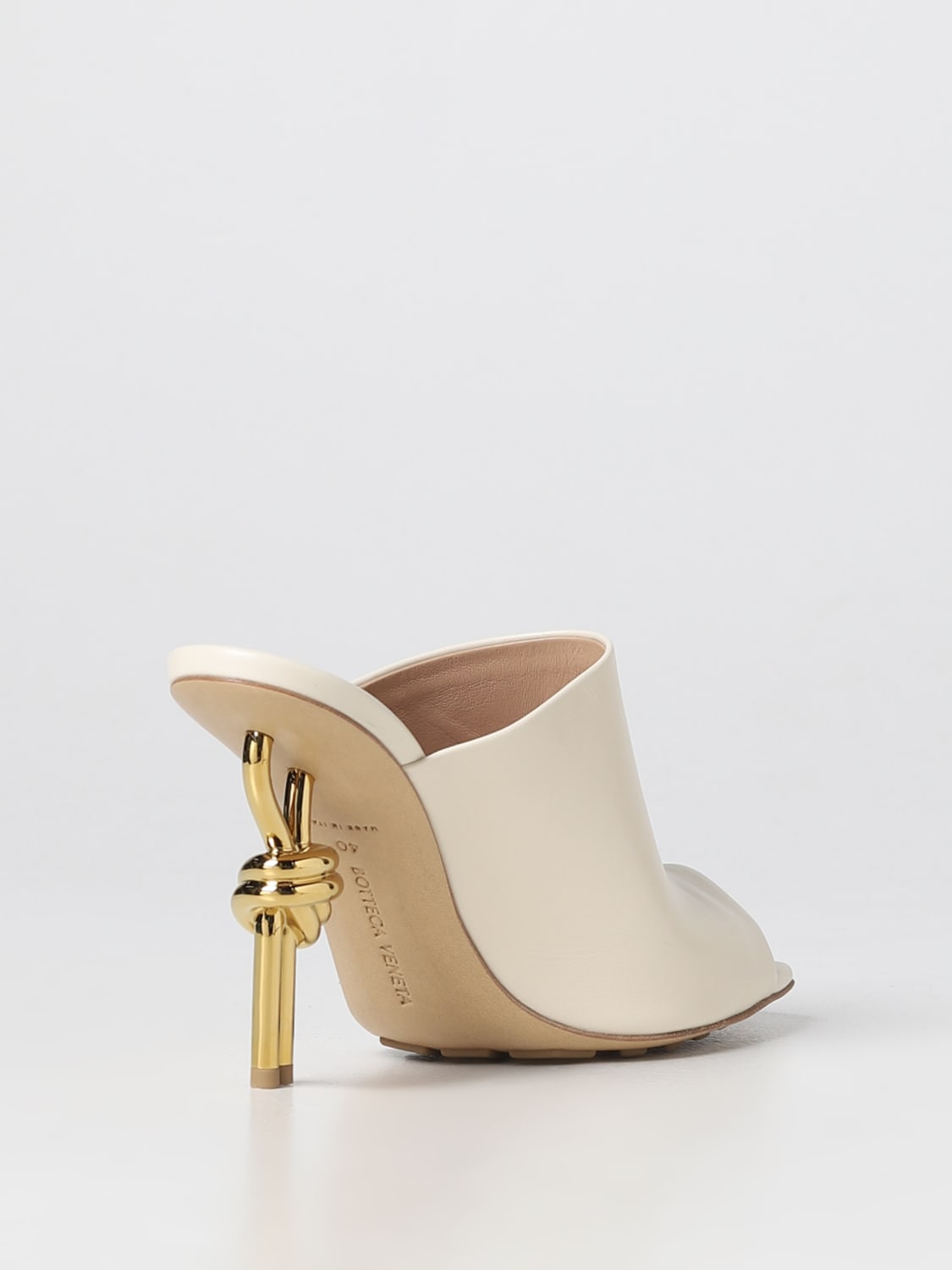 BOTTEGA VENETA SANDALEN MIT ABSATZ: Schuhe damen Bottega Veneta, Natural - Img 3