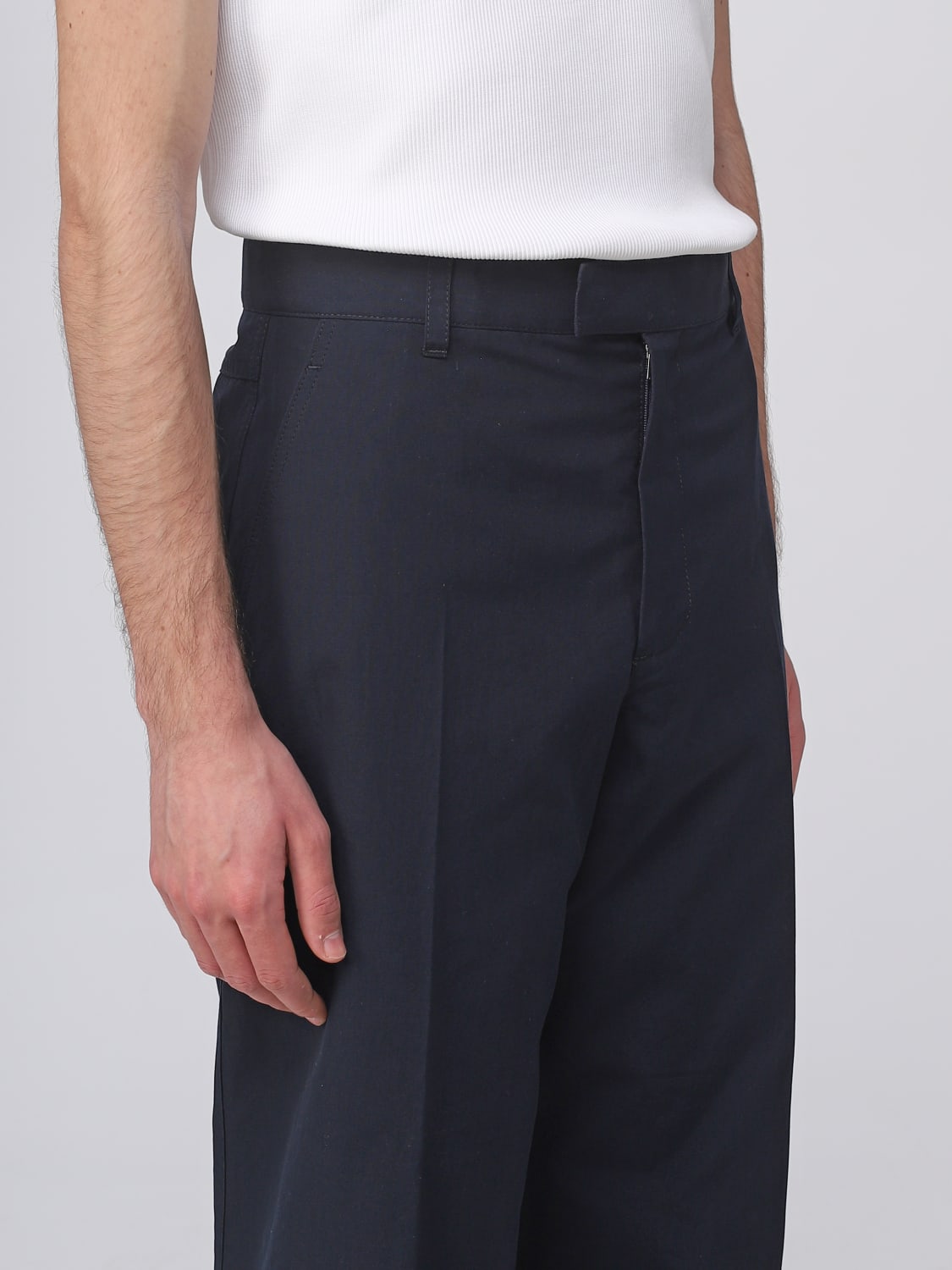 BOTTEGA VENETA PANTS: Bottega Veneta cotton pants, Blue - Img 5