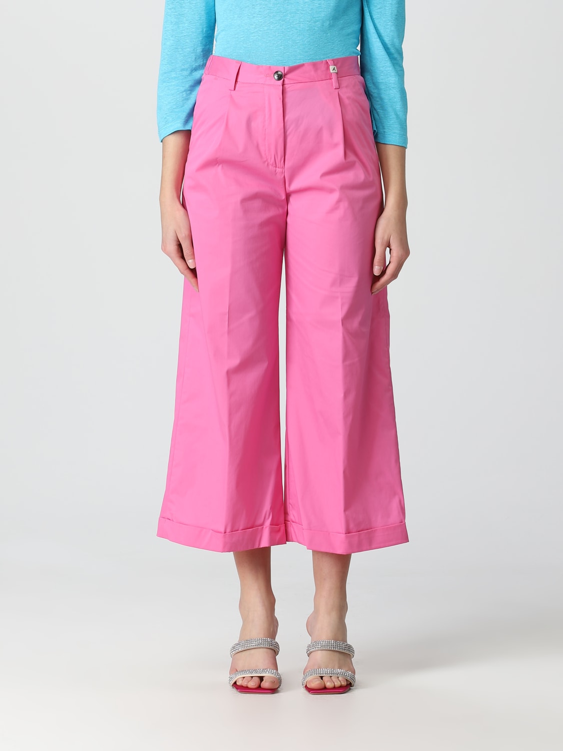 MYTHS PANTS: Pants woman Myths, Fuchsia - Img 1