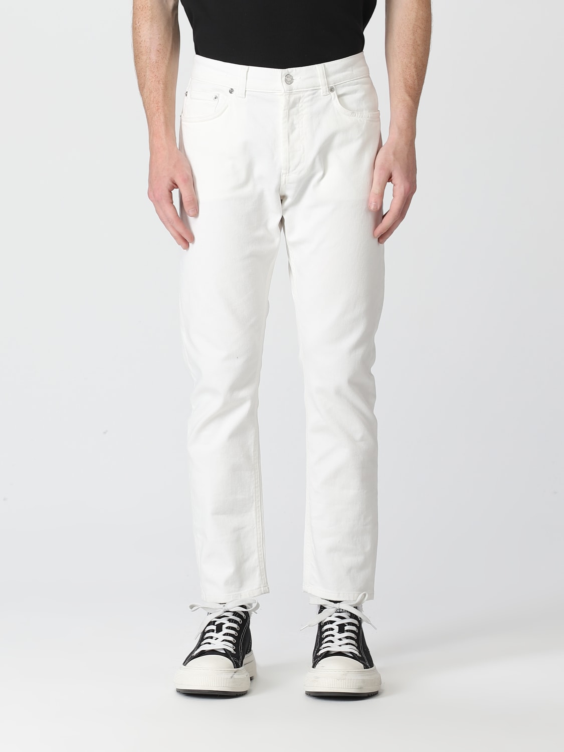 GRIFONI JEANS: Jeans men Grifoni, Yellow Cream - Img 1