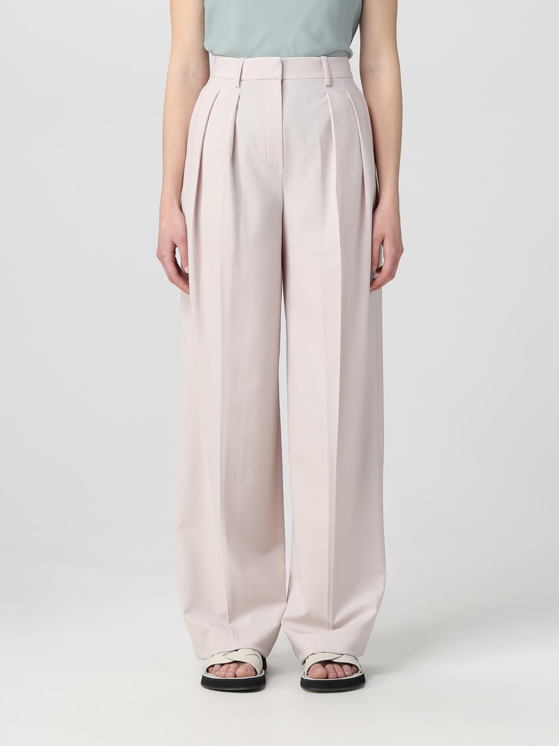 パンツ THEORY Woman Pants Sand N0201227 E0S Theory Outlet: Pants woman - Sand | Theory pants N0201227