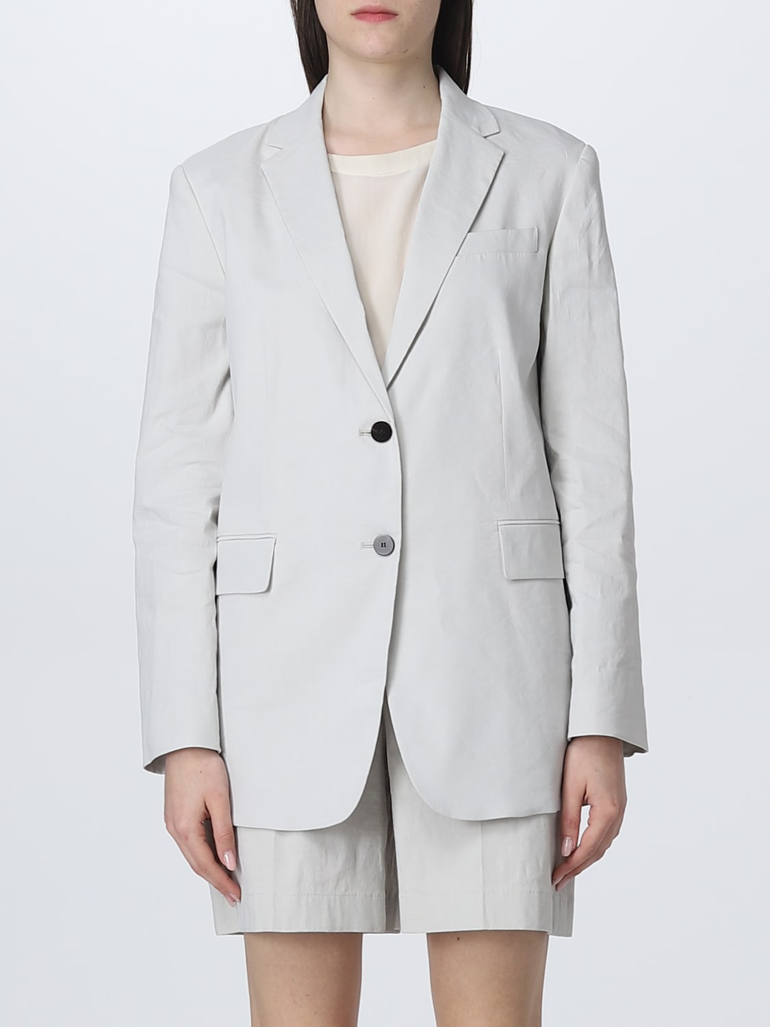 Theory Outlet Blazer woman Sand Theory blazer N0203108 online at GIGLIO.COM