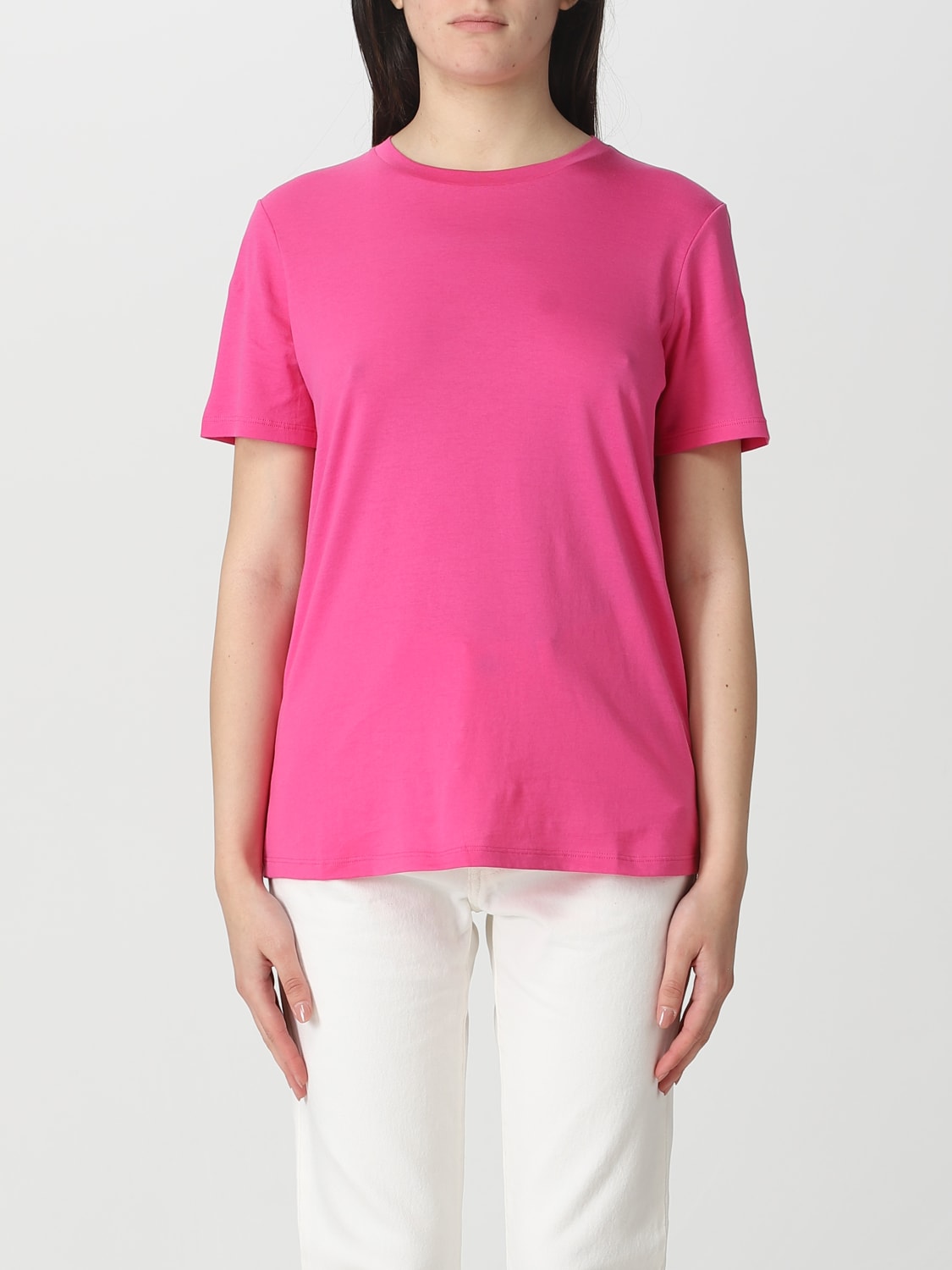 Theory Outlet T shirt woman Fuchsia Theory t shirt L1024523 online at GIGLIO.COM