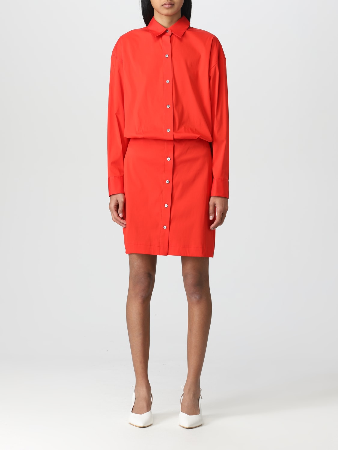 Theory red dress online