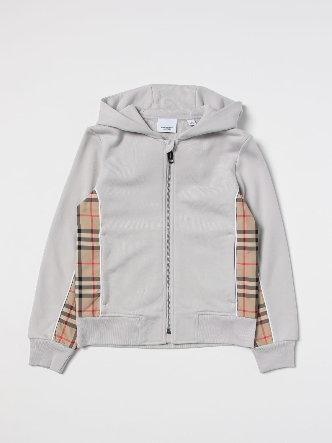 BURBERRY PULL: Pull enfant Burberry, Gris - Img 1