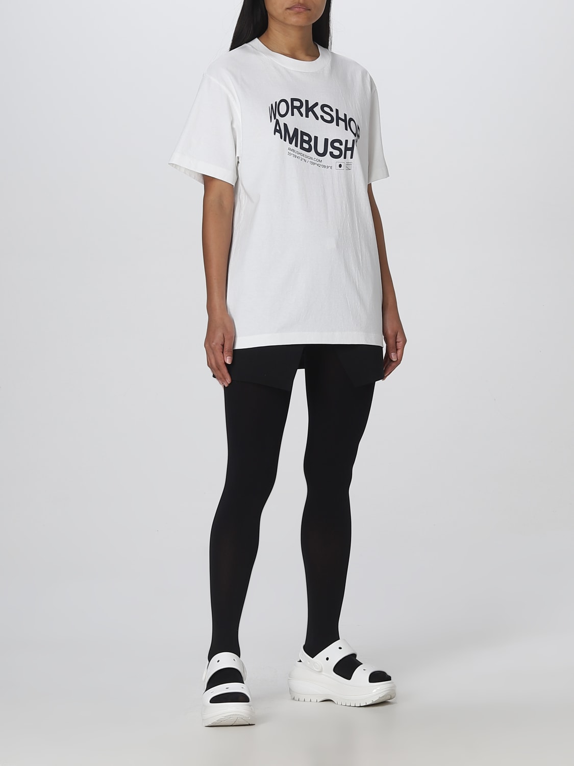 AMBUSH T-SHIRT: T-shirt woman Ambush, White - Img 2