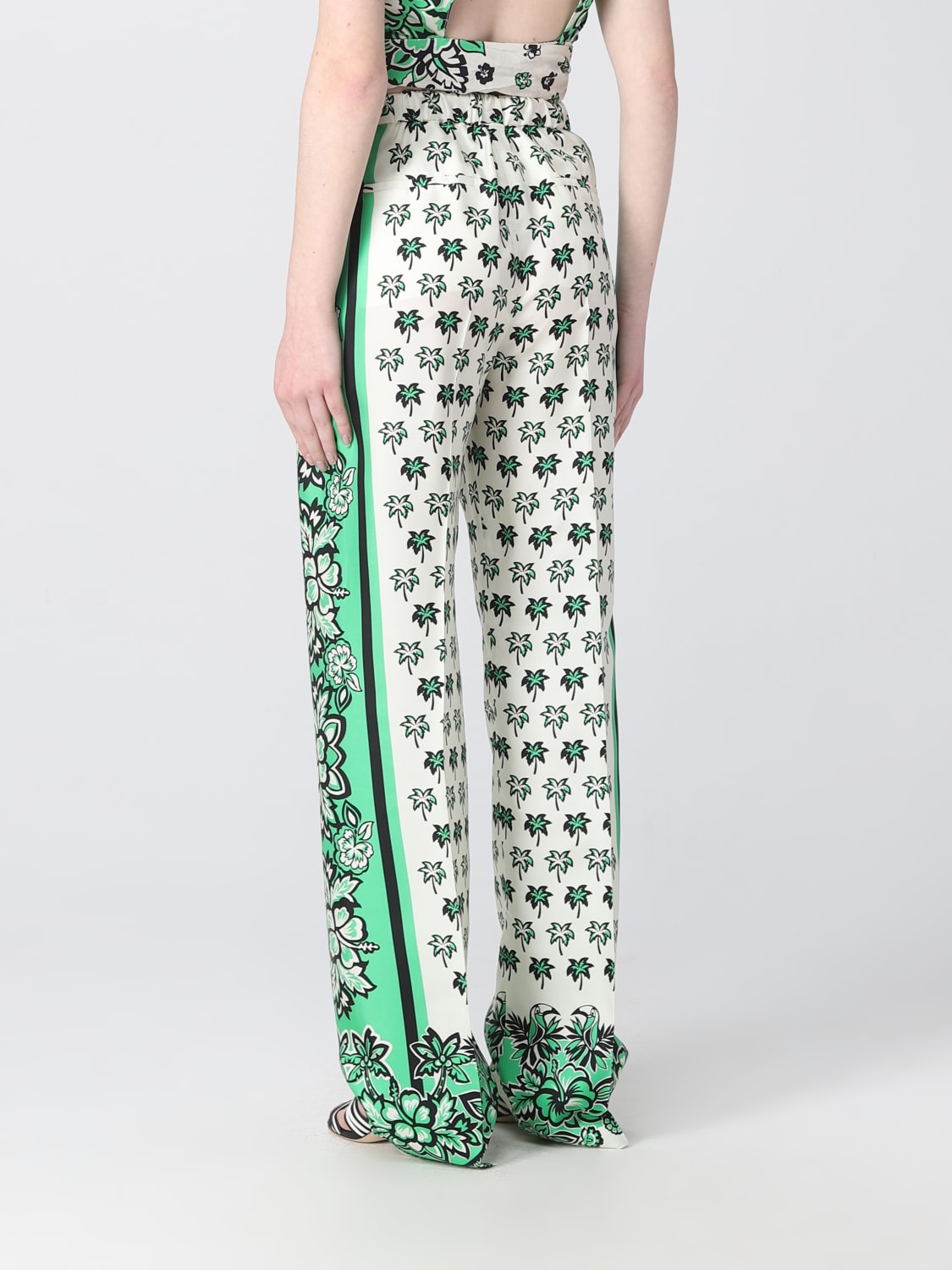 RED VALENTINO PANTS: Pants woman Red Valentino, Green - Img 3