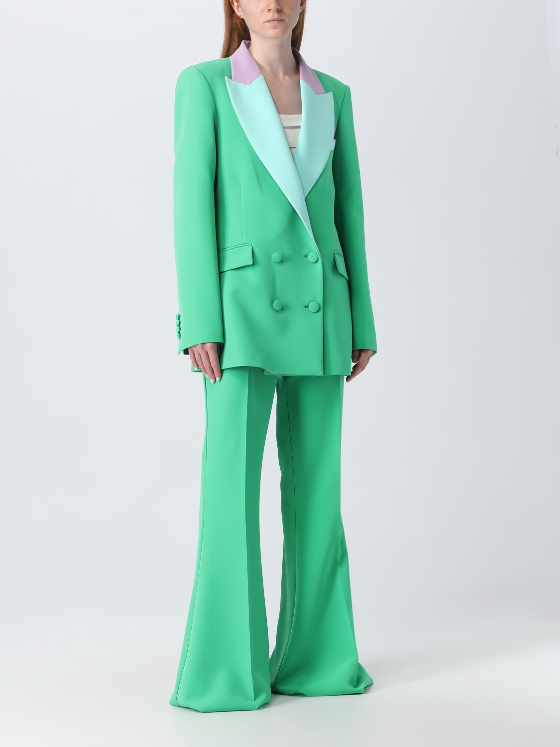 HEBE STUDIO BLAZER: Blazer femme Hebe Studio, Vert - Img 2