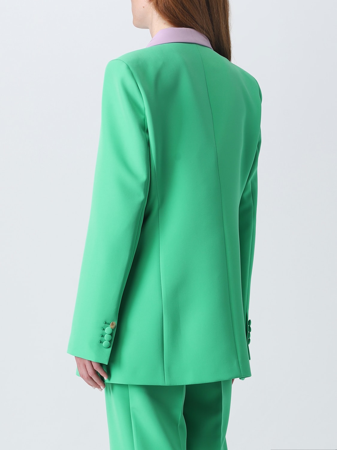 HEBE STUDIO BLAZER: Blazer femme Hebe Studio, Vert - Img 3