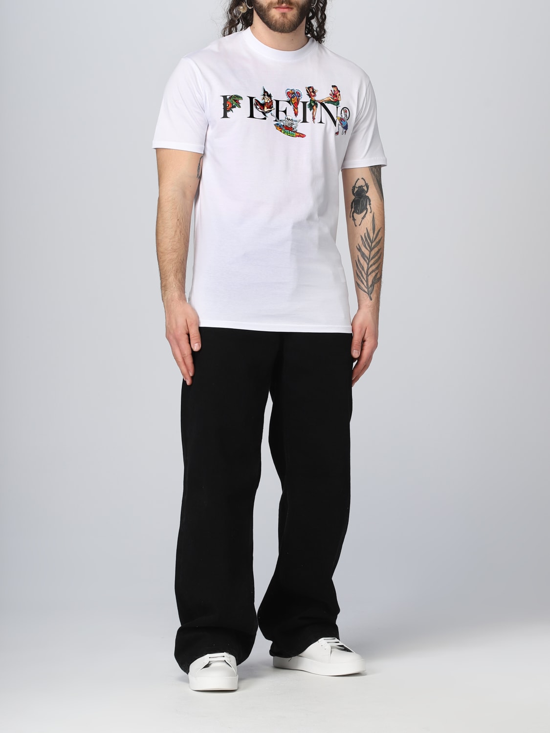 PHILIPP PLEIN T-SHIRT: T-shirt men Philipp Plein, White - Img 2
