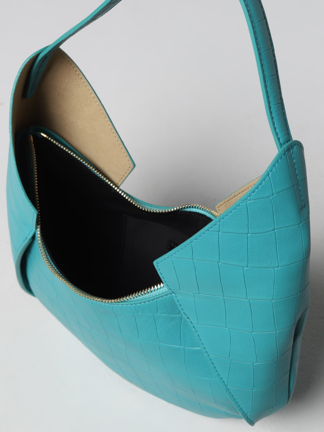 REE PROJECTS SAC PORTÉ ÉPAULE: Sac porté épaule femme Ree Projects, Turquoise - Img 4