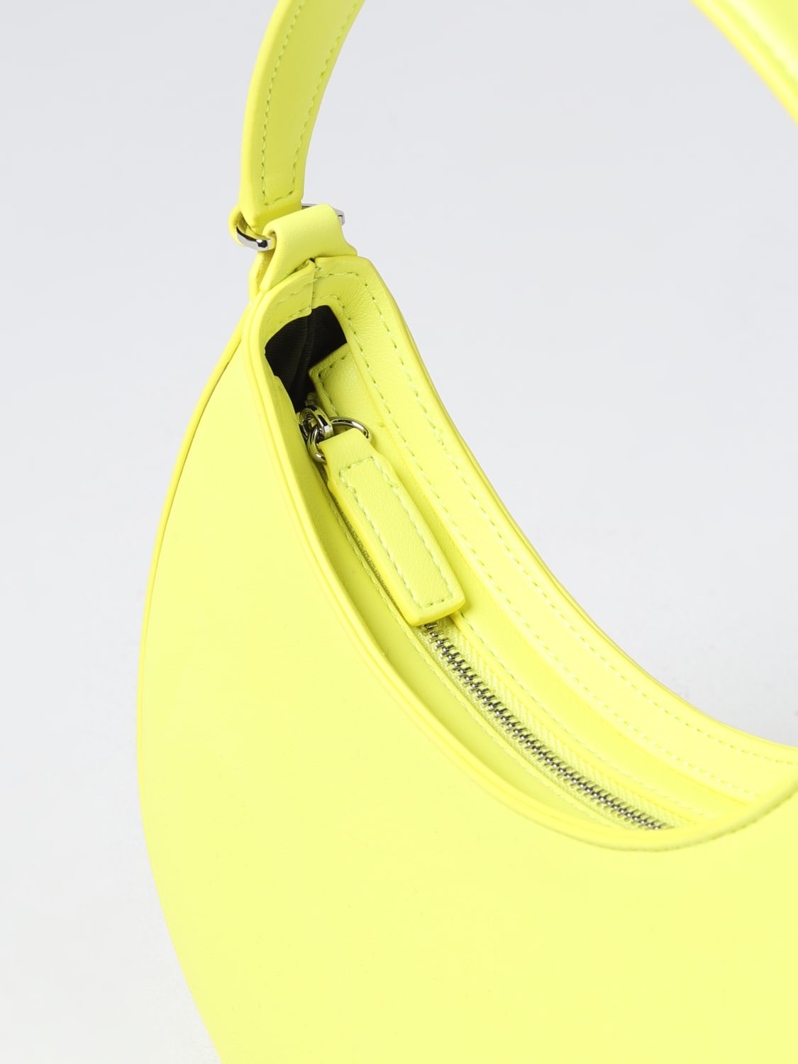 MSGM SHOULDER BAG: MSGM bag in synthetic leather, Yellow - Img 3