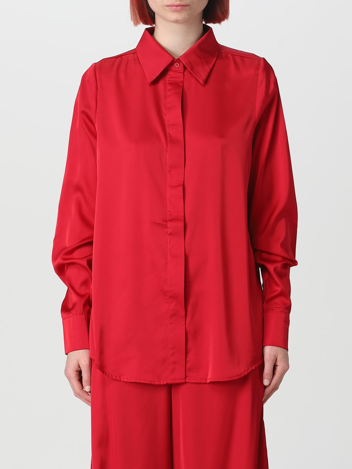 ANDREA IYAMAH CHEMISE: Chemise femme Andrea Iyamah, Rouge - Img 1