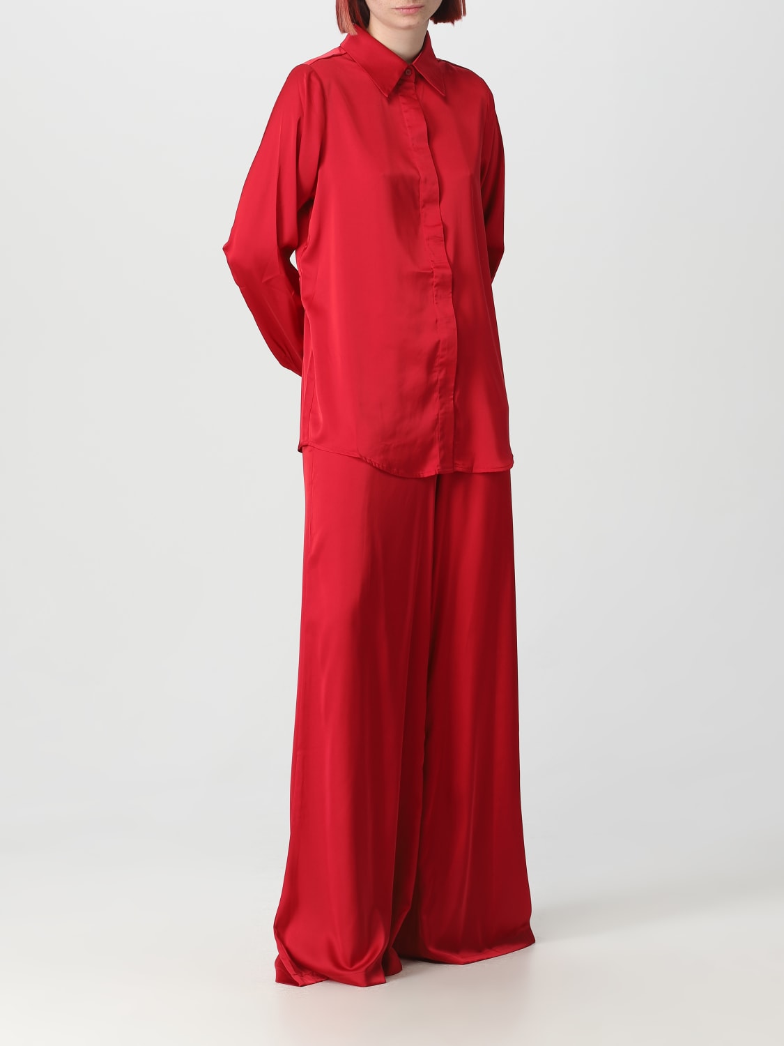 ANDREA IYAMAH CHEMISE: Chemise femme Andrea Iyamah, Rouge - Img 2