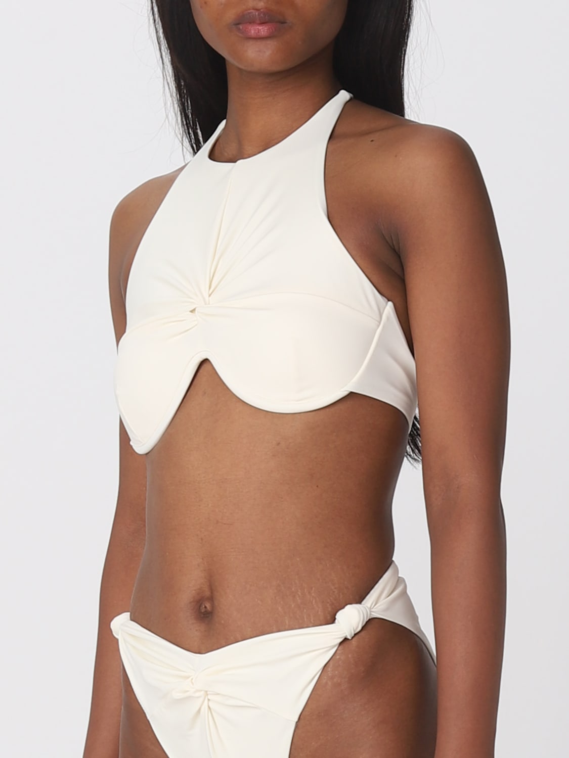 ANDREA IYAMAH MAILLOT DE BAIN: Maillot de bain femme Andrea Iyamah, Blanc - Img 4