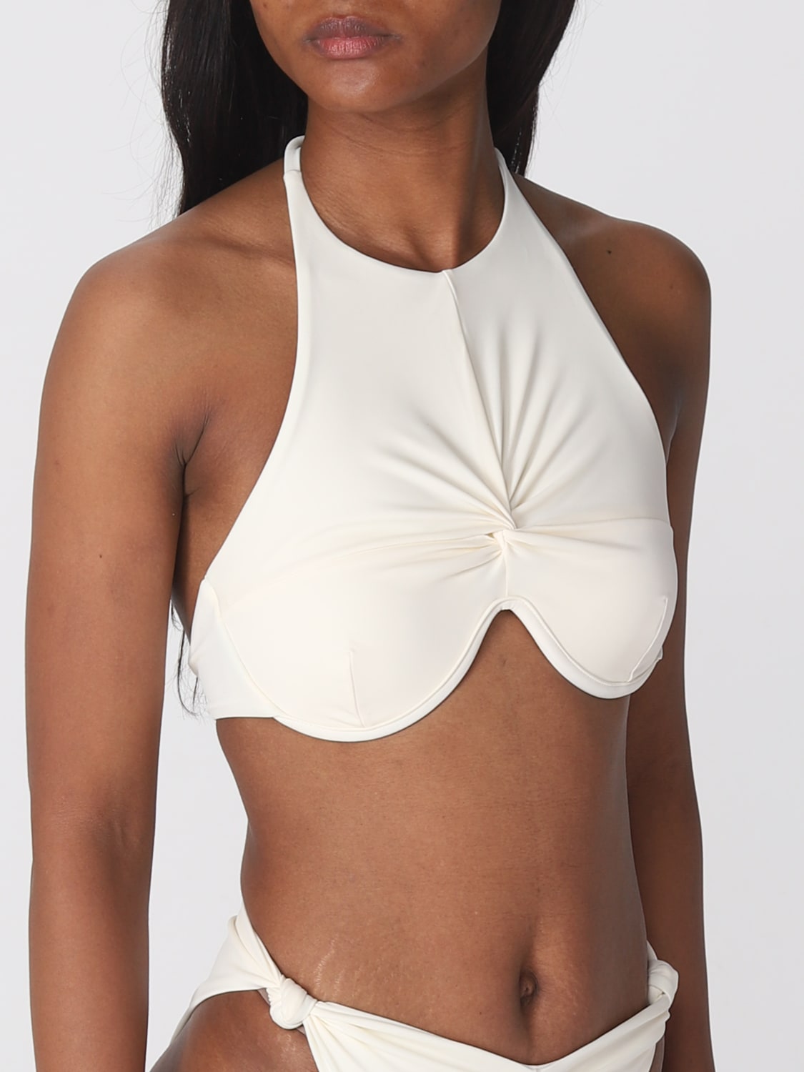 ANDREA IYAMAH MAILLOT DE BAIN: Maillot de bain femme Andrea Iyamah, Blanc - Img 5