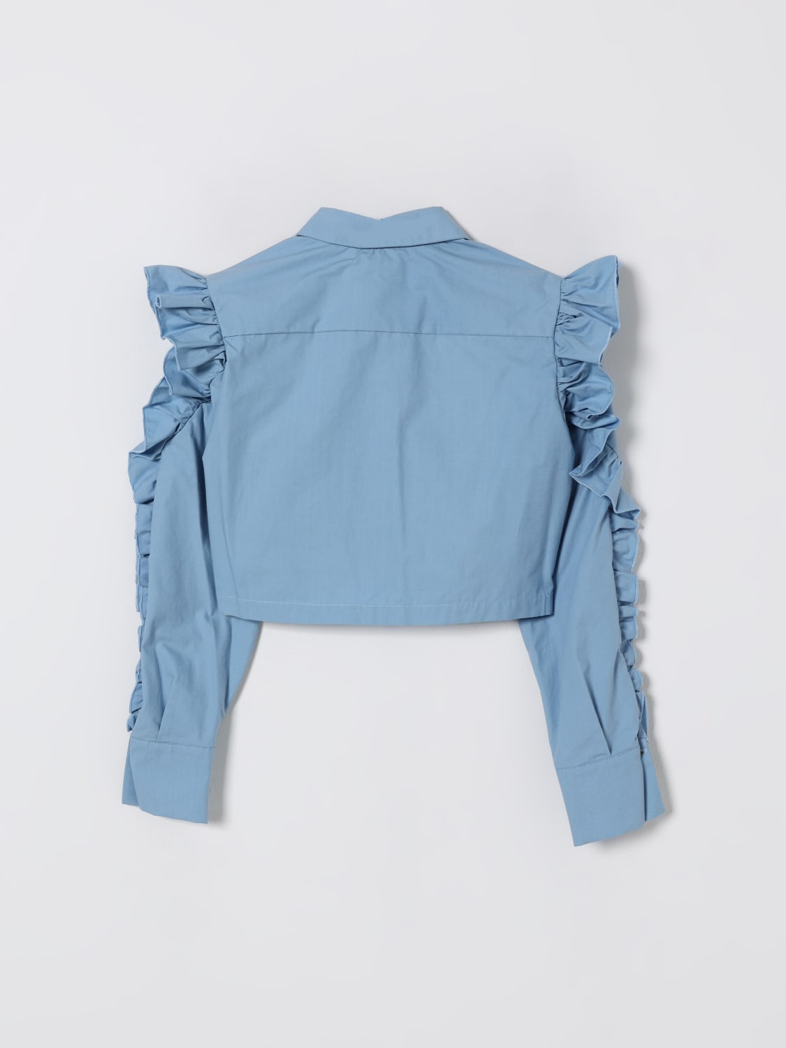ELISABETTA FRANCHI LA MIA BAMBINA SHIRT: Shirt kids Elisabetta Franchi La Mia Bambina, Sky Blue - Img 2